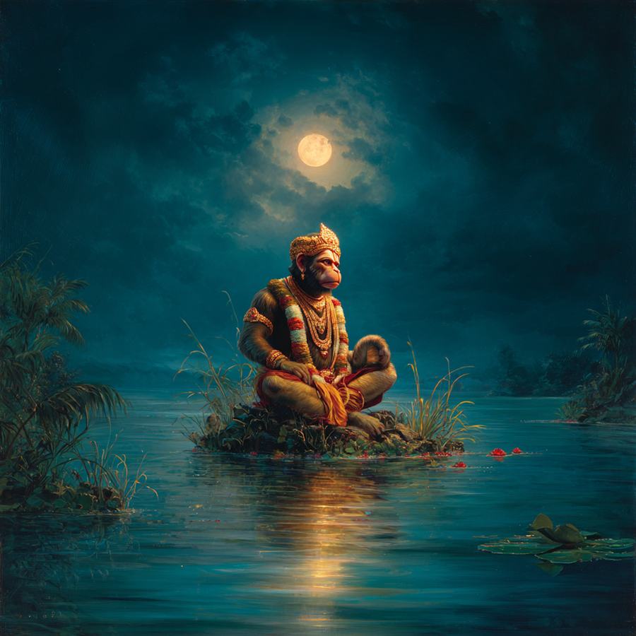 Moonlit Hanuman cover art